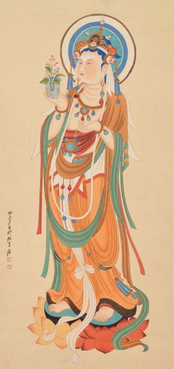 北京嘉翰《莫高窟大士像》 