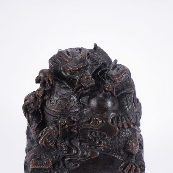 北京嘉翰沉香木龍鈕璽