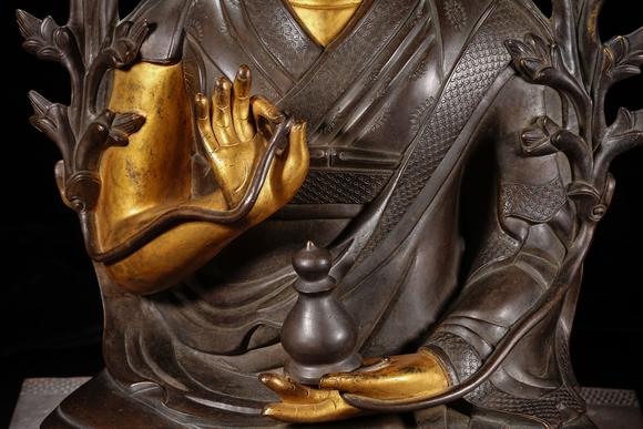 日本東海名古屋大清乾隆年敬造 六品佛上師造像