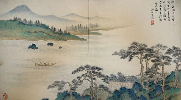 東京新世紀(jì)文征明 山水冊(cè)頁(yè)