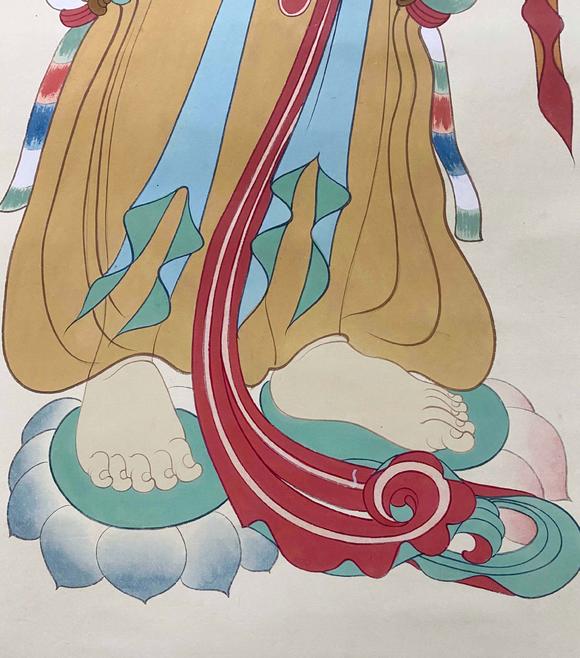 東京新世紀(jì)張大千 臨唐人壁畫