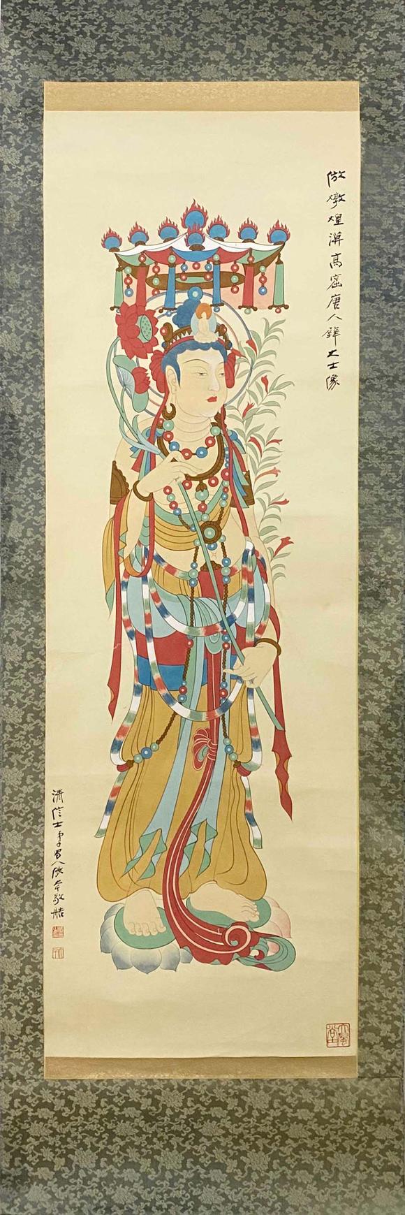 東京新世紀(jì)張大千 臨唐人壁畫