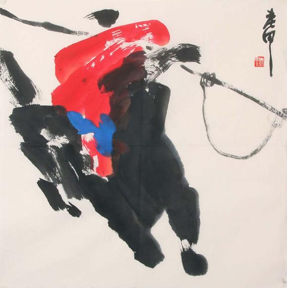 東京新世紀老賈 套馬圖