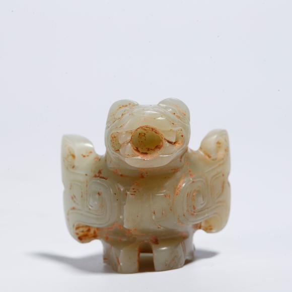 弘楊株式會(huì)社高古玉雕獸形掛飾