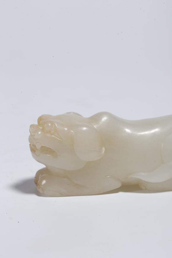 弘楊株式會社和田玉雕獸形擺件