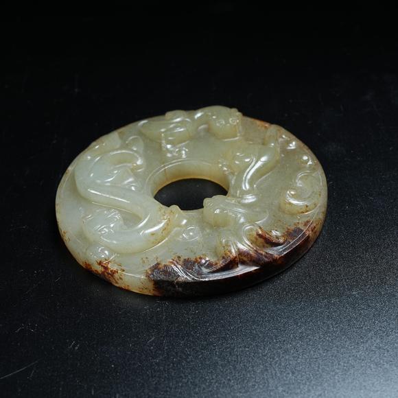 弘楊株式會(huì)社高古玉螭龍璧
