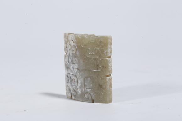 弘楊株式會(huì)社高古玉獸面紋掛飾