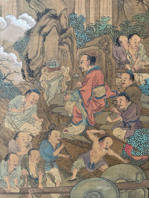日本松町古美禹之鼎 大禹治水圖