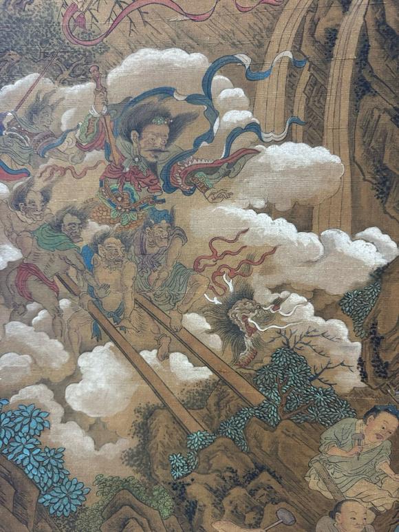 日本松町古美禹之鼎 大禹治水圖