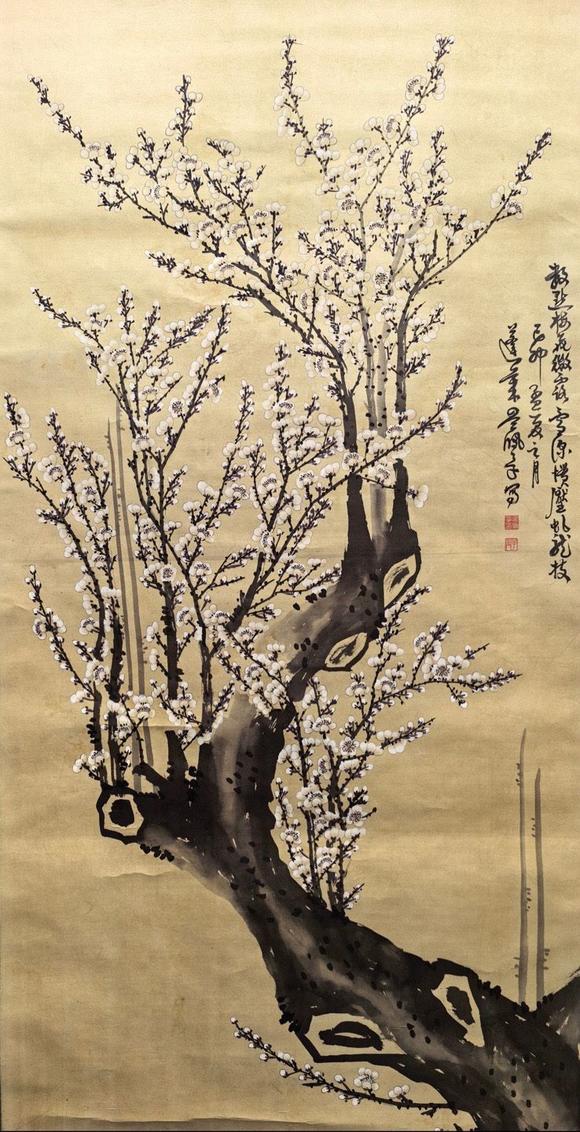 日本松町古美吳佩孚 梅花