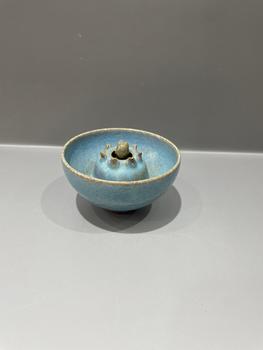 钧窑 天青釉公道杯