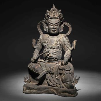 明 古铜南方增长天王