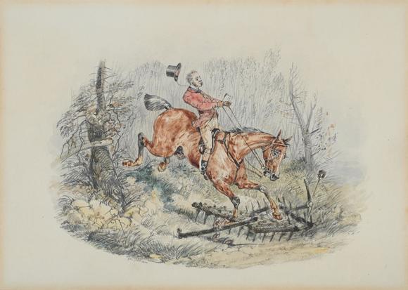 DreweattsHENRY ALKEN THE ELDER (BRITISH 1774-1850), A COLLECTION OF SEVEN HUNTING SCENES