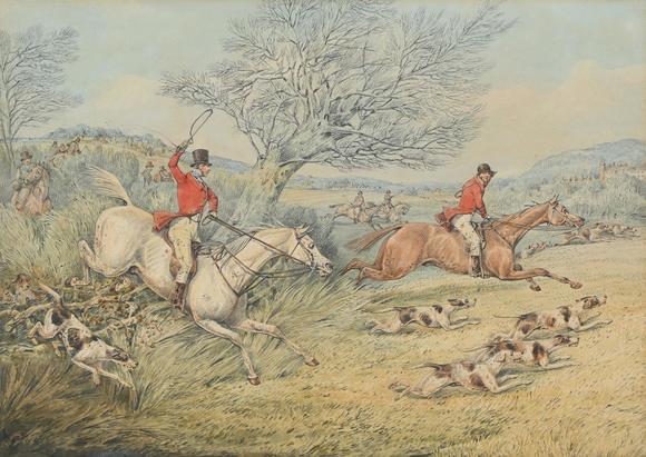 DreweattsHENRY ALKEN THE ELDER (BRITISH 1774-1850), A COLLECTION OF SEVEN HUNTING SCENES