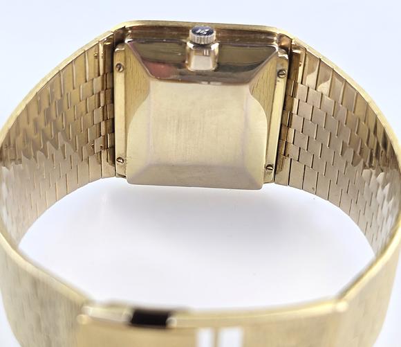 Auktionshaus BlankLuxus-Herrenarmbanduhr mit Diamantbesatz EBEL - Jumbo, 1970er Jahre,