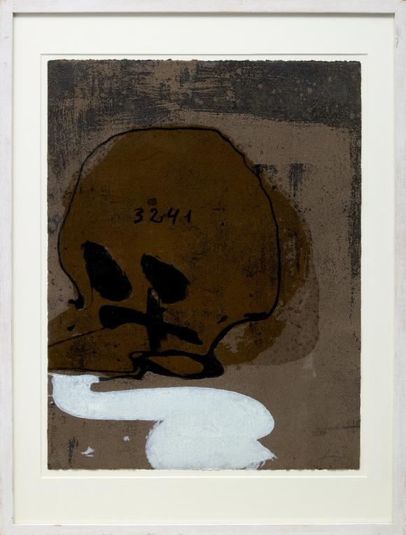 RoseberysAntoni Tàpies,?
Spanish 1923-2012,?

Crani amb Xifres, 1991;?

ca