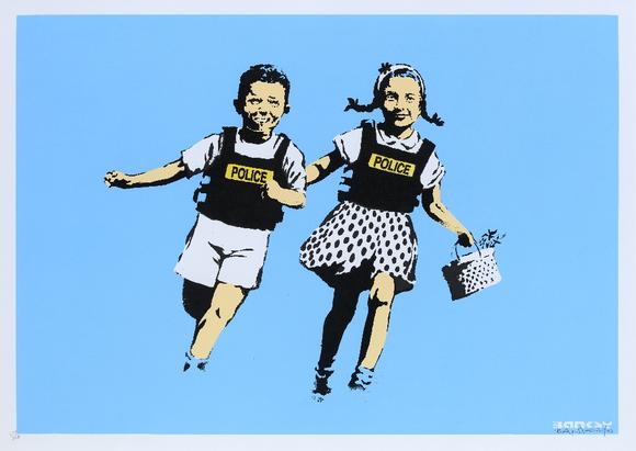 RoseberysBanksy,?
British, b.1974-?

Jack and Jill, 2005;?

screenprint on