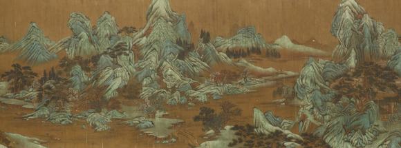 You Need  趙伯駒 萬裏江山圖卷  絹本 