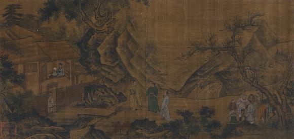You Need佚名 山水人物圖 鏡片
