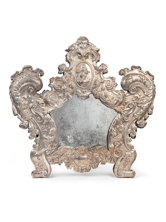 Marcopolo AuctionsA LARGE SILVER CARTAGLORIA ON WOODEN CORE, Venice, 18th century