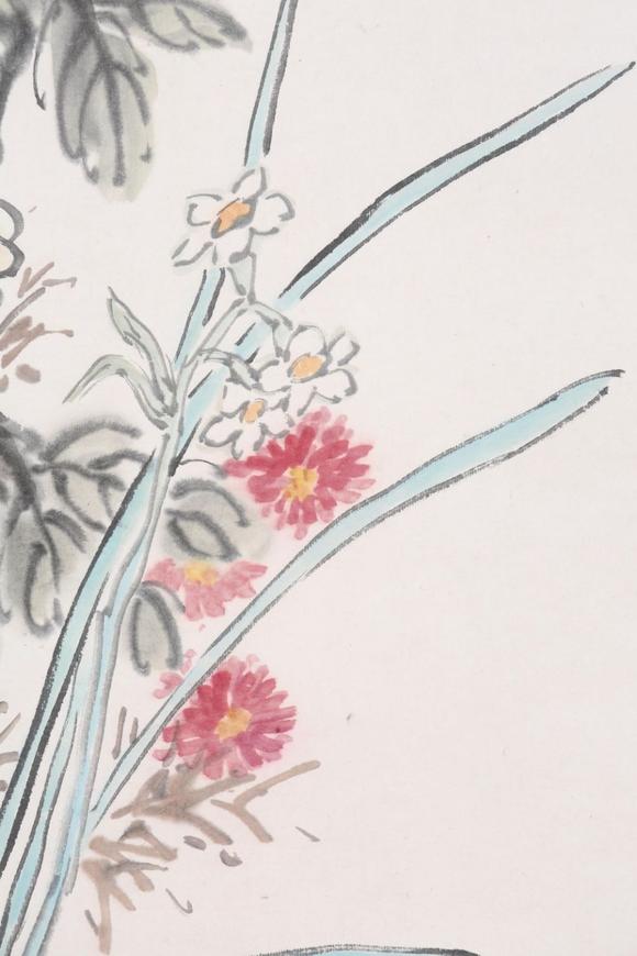 東京SAKURA拍賣（東京櫻花拍賣）黃賓虹 花卉