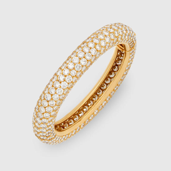Schloss-AhldenGlamour?ser Brillant-Armreif von Cartier 
