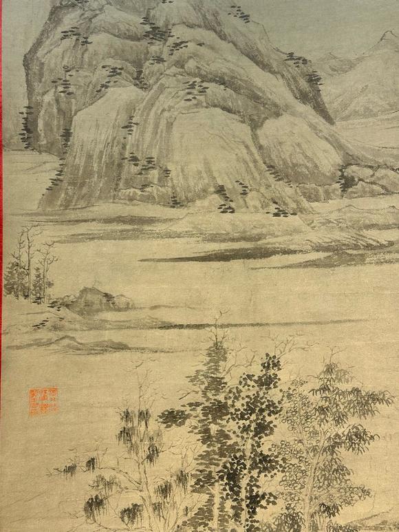 日本松町古美倪瓚 虞山林壑圖