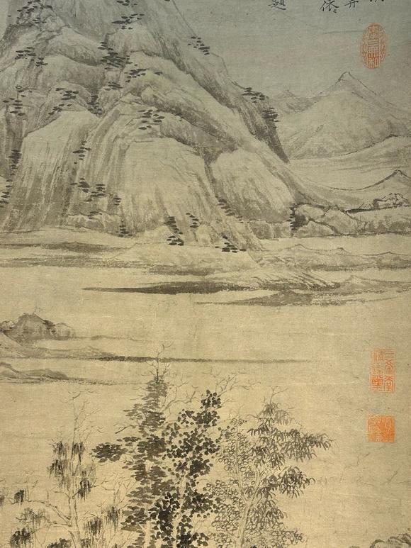 日本松町古美倪瓚 虞山林壑圖