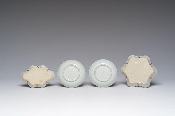 Coronari Auctions BVAn extensive Chinese partly gilt 'butterfly' tea set, Qianlong