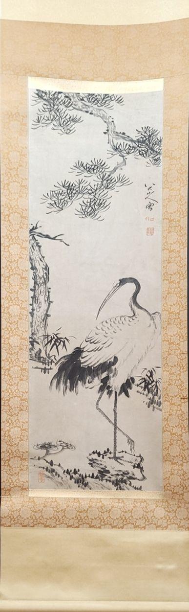 日本松町古美八大山人 松鶴延年
