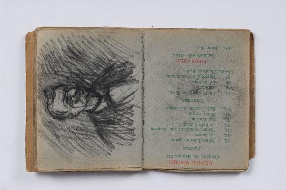 Coronari Auctions BVEugeen Van Mieghem (1875-1930): A sketchbook with scenes of daily life in Antwerp, charcoal and pastel, dated 22 and 23 August 1901