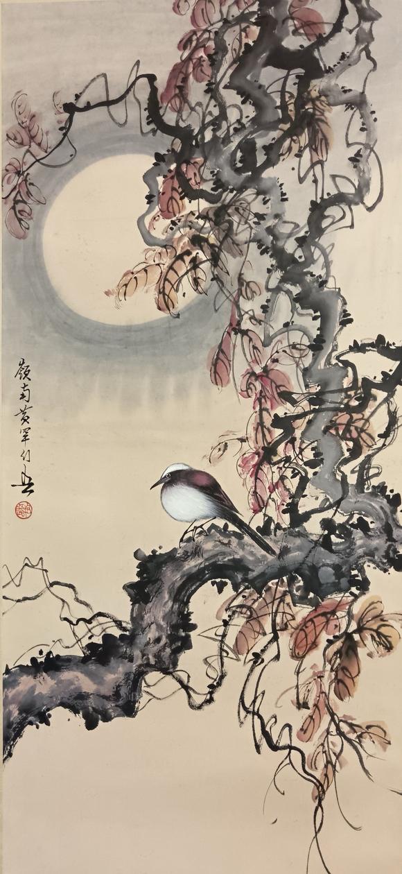 日本松町古美黃幻吾 花鳥作品