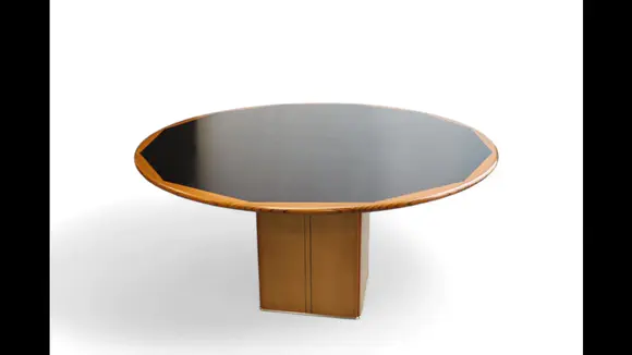 Goldfield Auction sarlsAfra and Tobia SCARPA (1935- ) Exceptional set of one table and six chairs model 