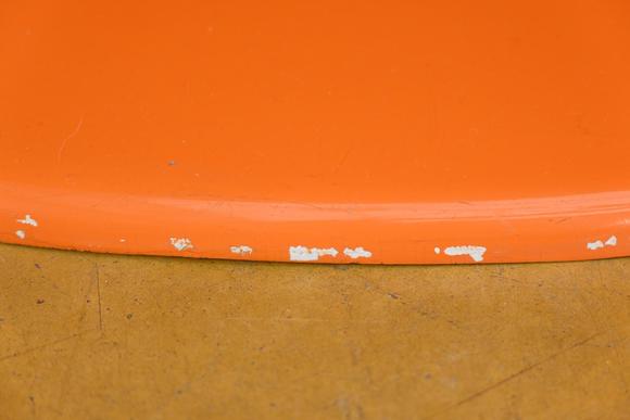 Loeckx AuctioneersAnonymous: Orange fiberglass coffee table (*)…