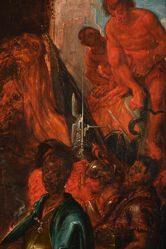 Loeckx AuctioneersSimon De Vos: painting (h/p) \'Adoration of the Mag…