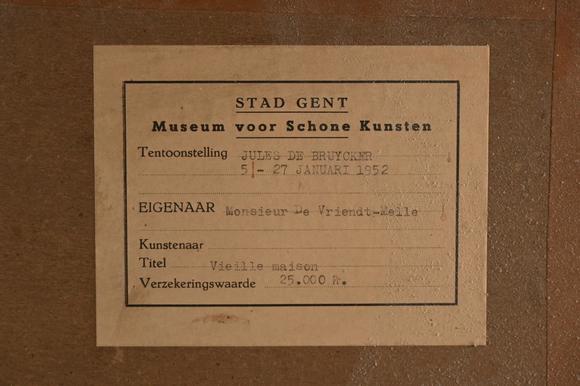 Loeckx AuctioneersJules De Bruycker (1908): drawing watercolor / gou…