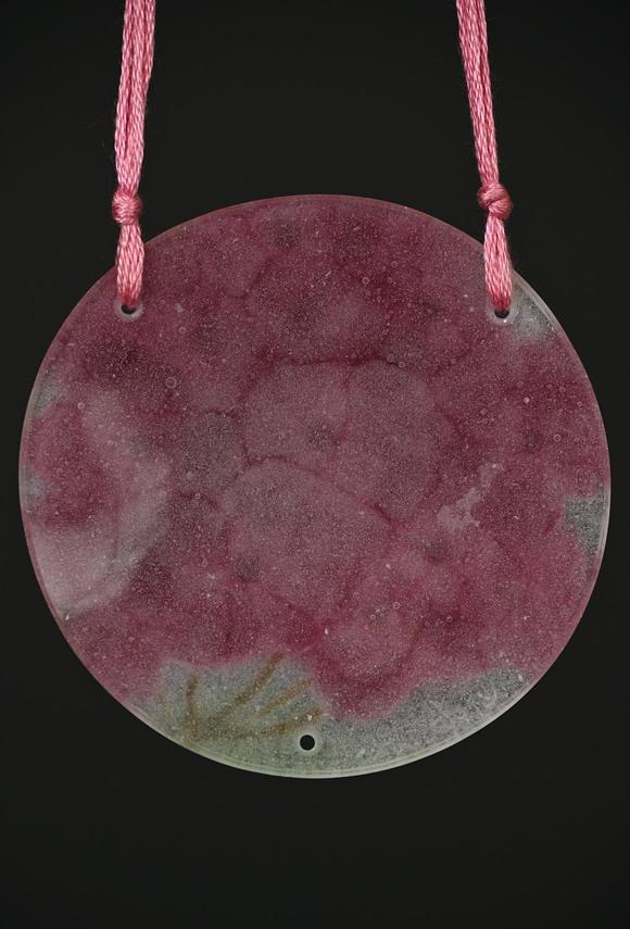 Loeckx AuctioneersArgy Rousseau: ‘flowers’ pendant in pate de verre…