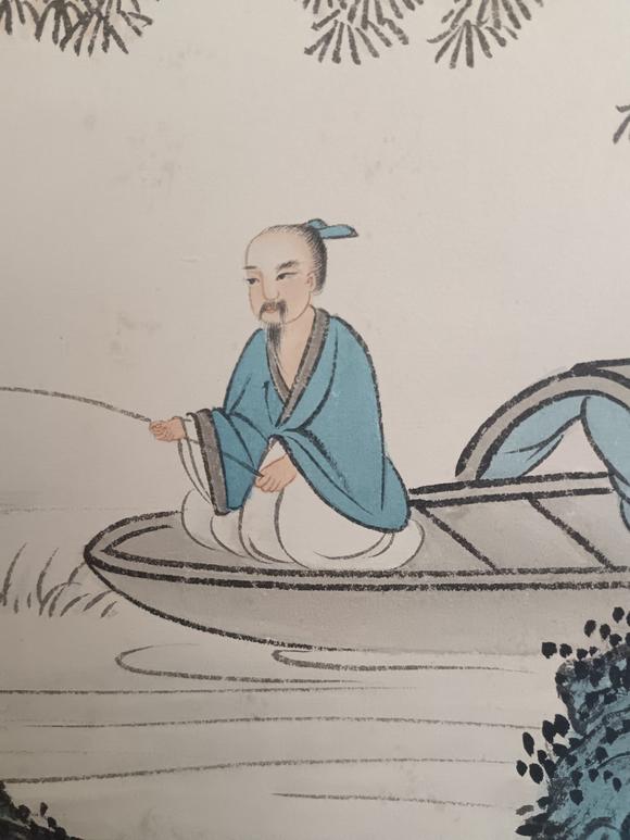 日本松町古美溥心畬 風(fēng)景人物故事