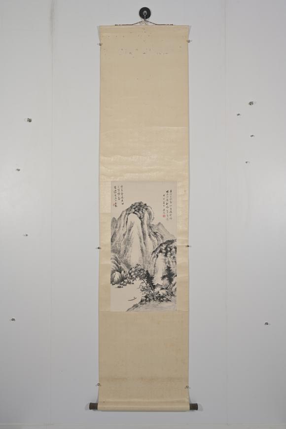 三杉美術(shù)李鼎遺 山水