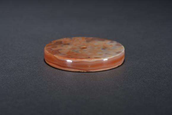 三杉美術(shù)清 白玉蟬及瑪瑙璧二件