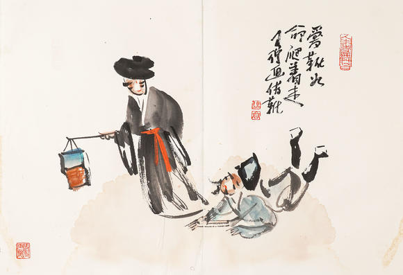 中鴻信高馬得 （1917-2007） 戲曲人物冊