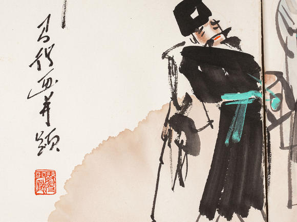 中鴻信高馬得 （1917-2007） 戲曲人物冊
