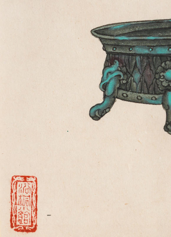 中鴻信任重 （b.1976） 竹鶴高士圖