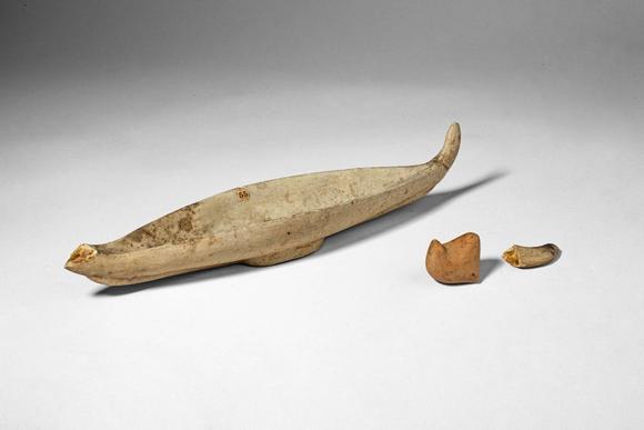 Apollo Art AuctionsCa. 20th century AD. >
A collection comprising a finely shaped canoe model from the Trobriand Isl