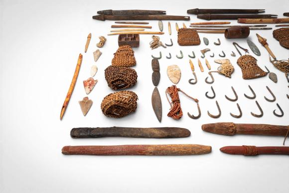 Apollo Art AuctionsCa. late 19th - early 20th century AD. >
A large and varied assemblage of traditional fishing imp
