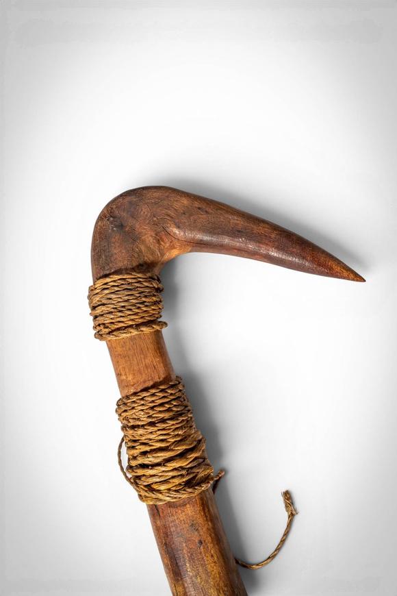 Apollo Art AuctionsCa. late 19th - early 20th century AD. >
A group comprising several large wooden fish hooks of ch