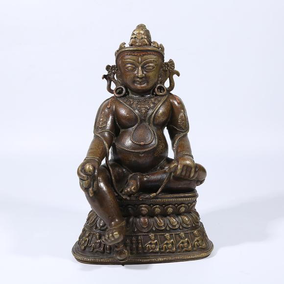 千葉大和合金銅黃財(cái)神造像