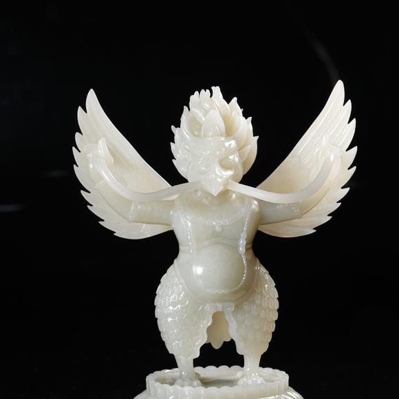 千葉大和和田玉金翅大鵬鳥(niǎo)擺件