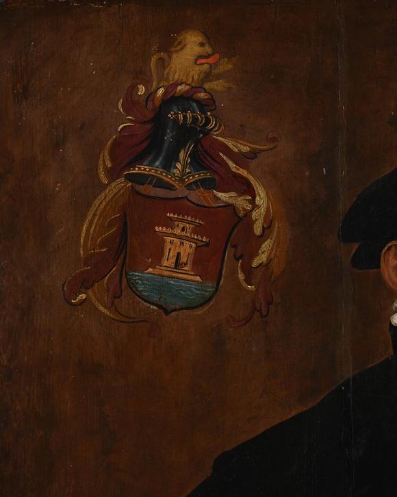 DreweattsGERMAN SCHOOL (16TH CENTURY), PORTRAIT OF A GENTLEMAN AGED THIRTY-NINE