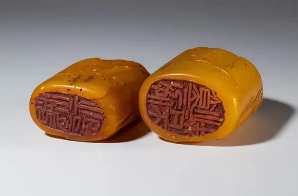 Bertolami Fine ArtA pair of soapstone seals. China, Republic period (1912-1949).